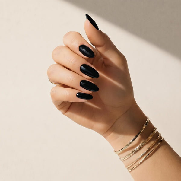 Uñas adhesivas Noir sin lámpara UV