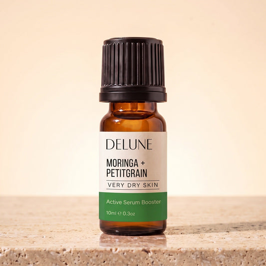 Active Serum Booster Moringa + Petitgrain para piel muy seca
