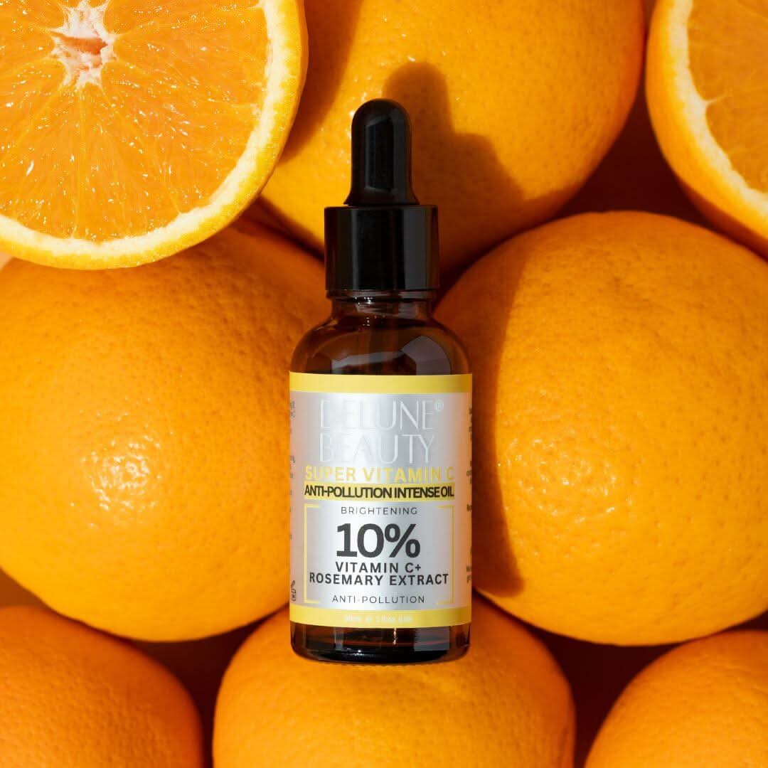 Aceite iluminador antipolución Super Vitamin C™ 10% - Delune