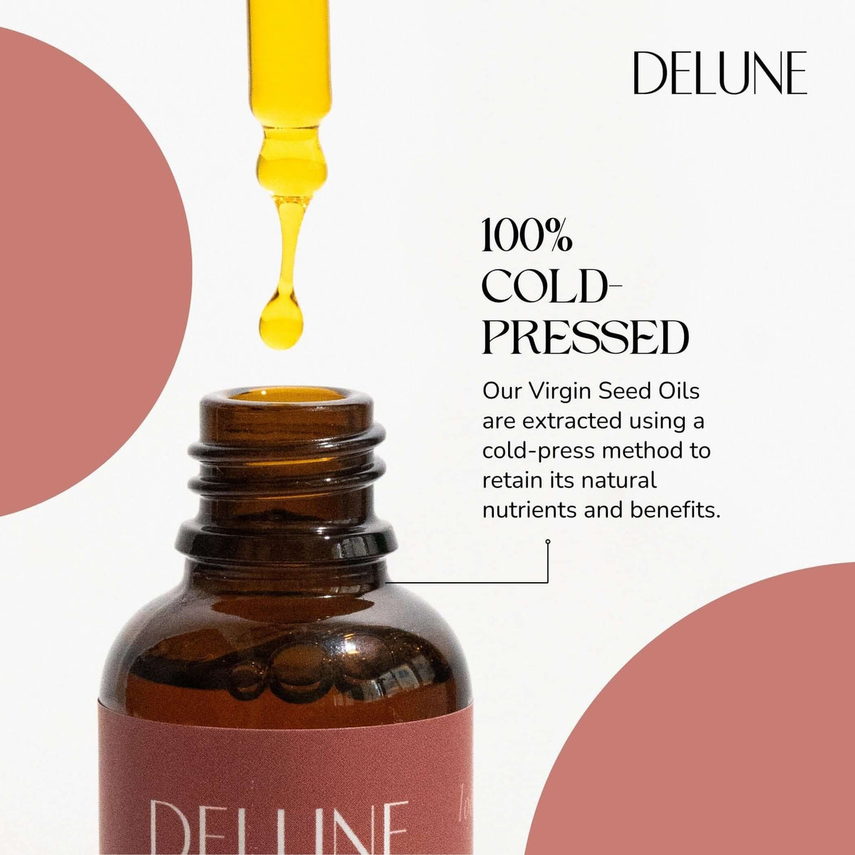 Aceite virgen de semilla de rosa mosqueta - Delune 