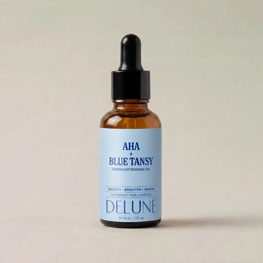 Aceite renovador de noche AHA + tanaceto azul