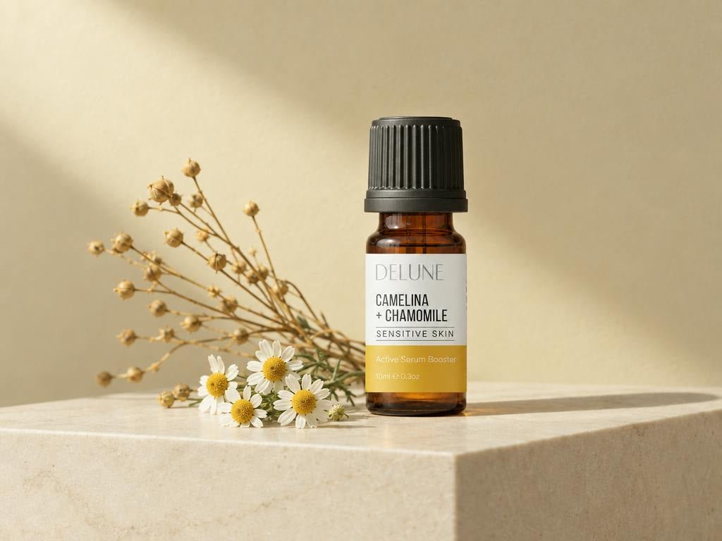 Active Serum Booster Camelina + Chamomile para piel sensible