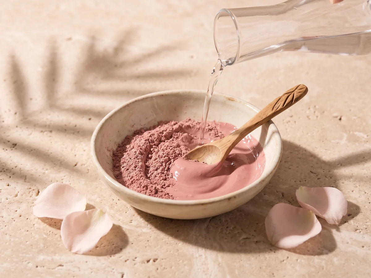 Mascarilla de arcilla rosa francesa