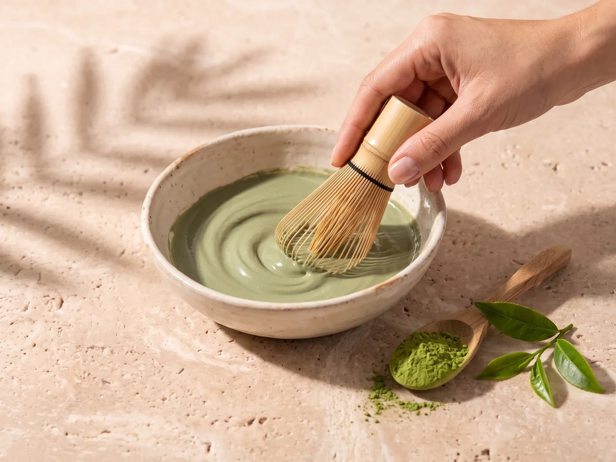 Mascarilla de arcilla con té verde