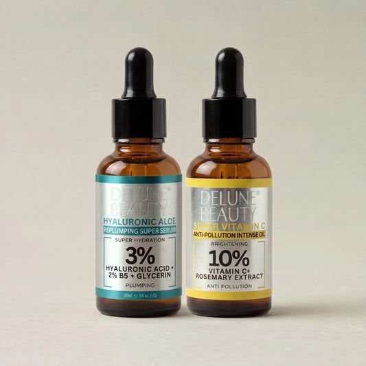 Dúo Hyaluronic Aloe B5 y Super Vitamin C