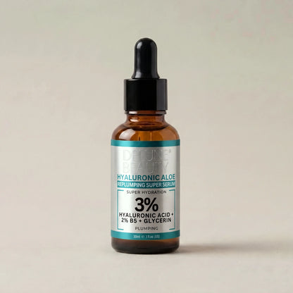 Sérum facial Hyaluronic Aloe B5 de Delune, foto de estudio