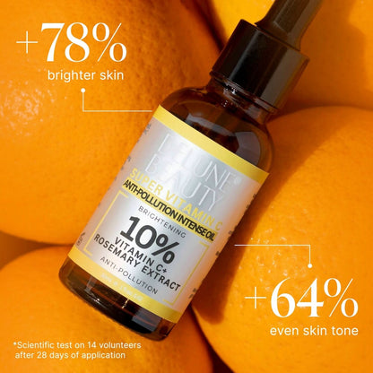 Aceite iluminador antipolución Super Vitamin C™ 10% - Delune