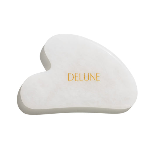 Gua sha de jade blanco