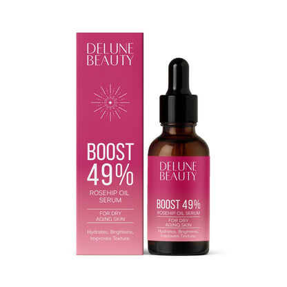 Sérum Boost 49% con aceite de rosa mosqueta - Delune