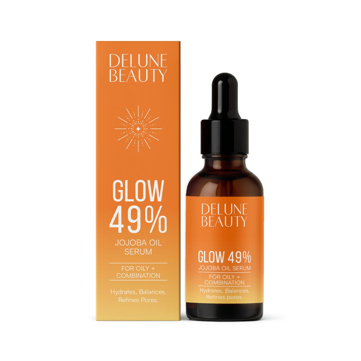 Sérum Glow 49% con aceite de jojoba - Delune