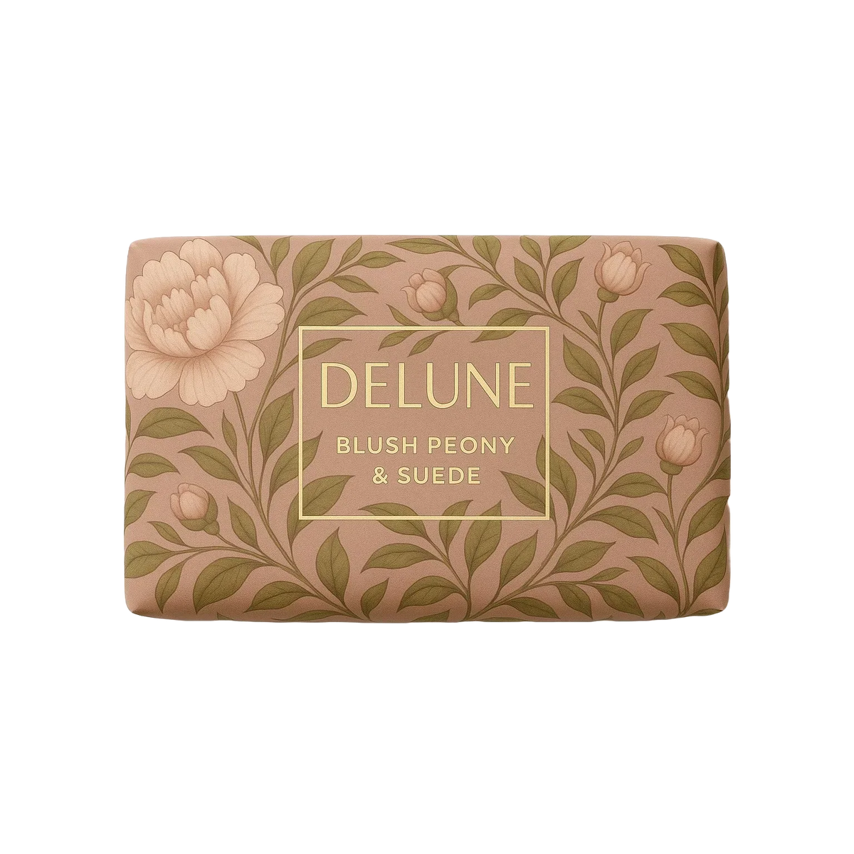 Blush Peony & Suede - Jabón en barra - Delune 