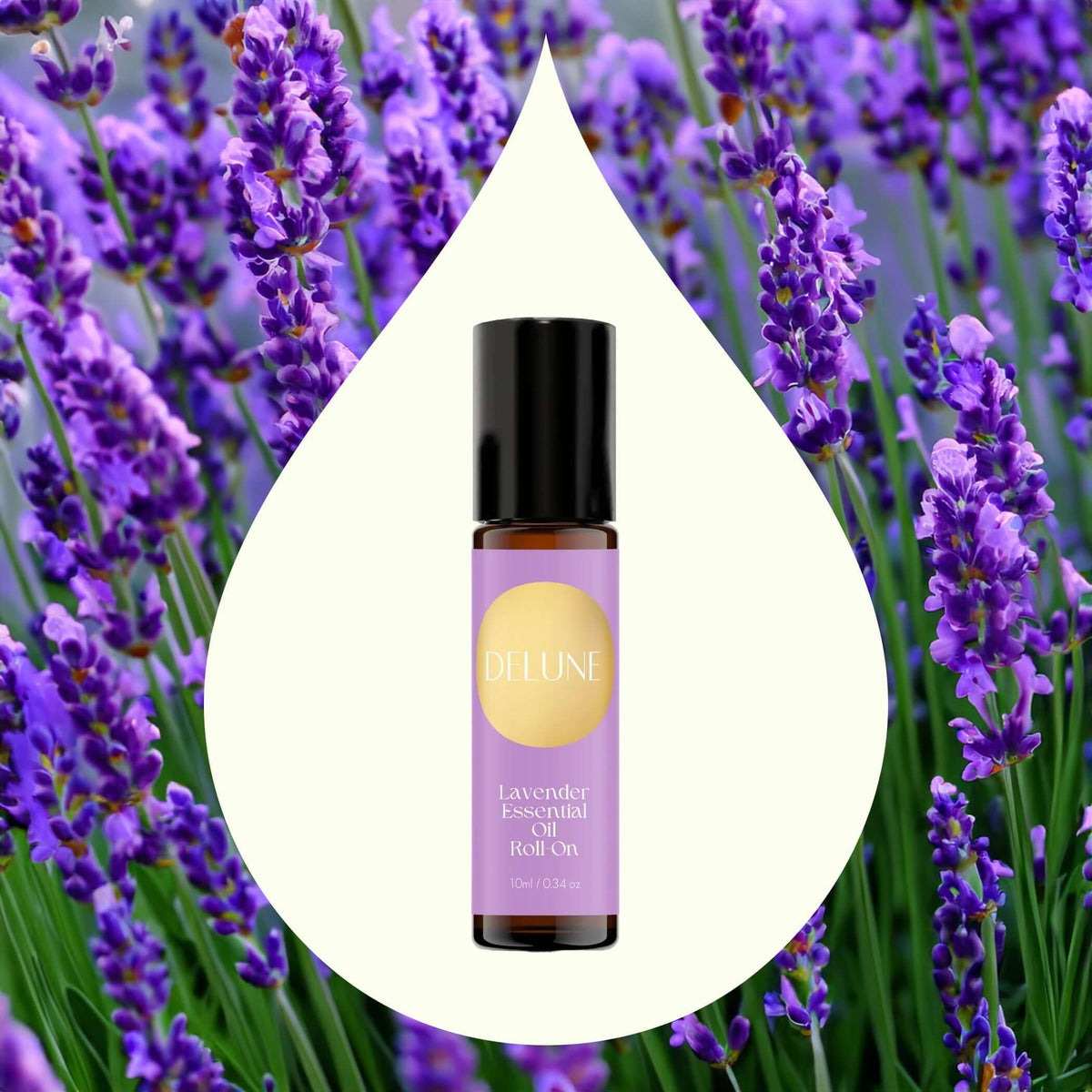 Roll-on de aceite esencial de lavanda - Delune 