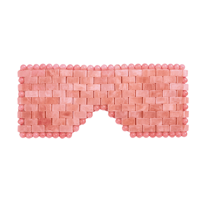Mascarilla para ojos de cuarzo rosa - Delune 