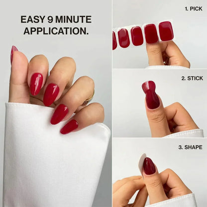 Uñas adhesivas Blush sin lámpara UV: aplicación fácil en 9 minutos y tres pasos: elige, pega y da forma